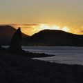A wonderful sunset in Bartolome Island